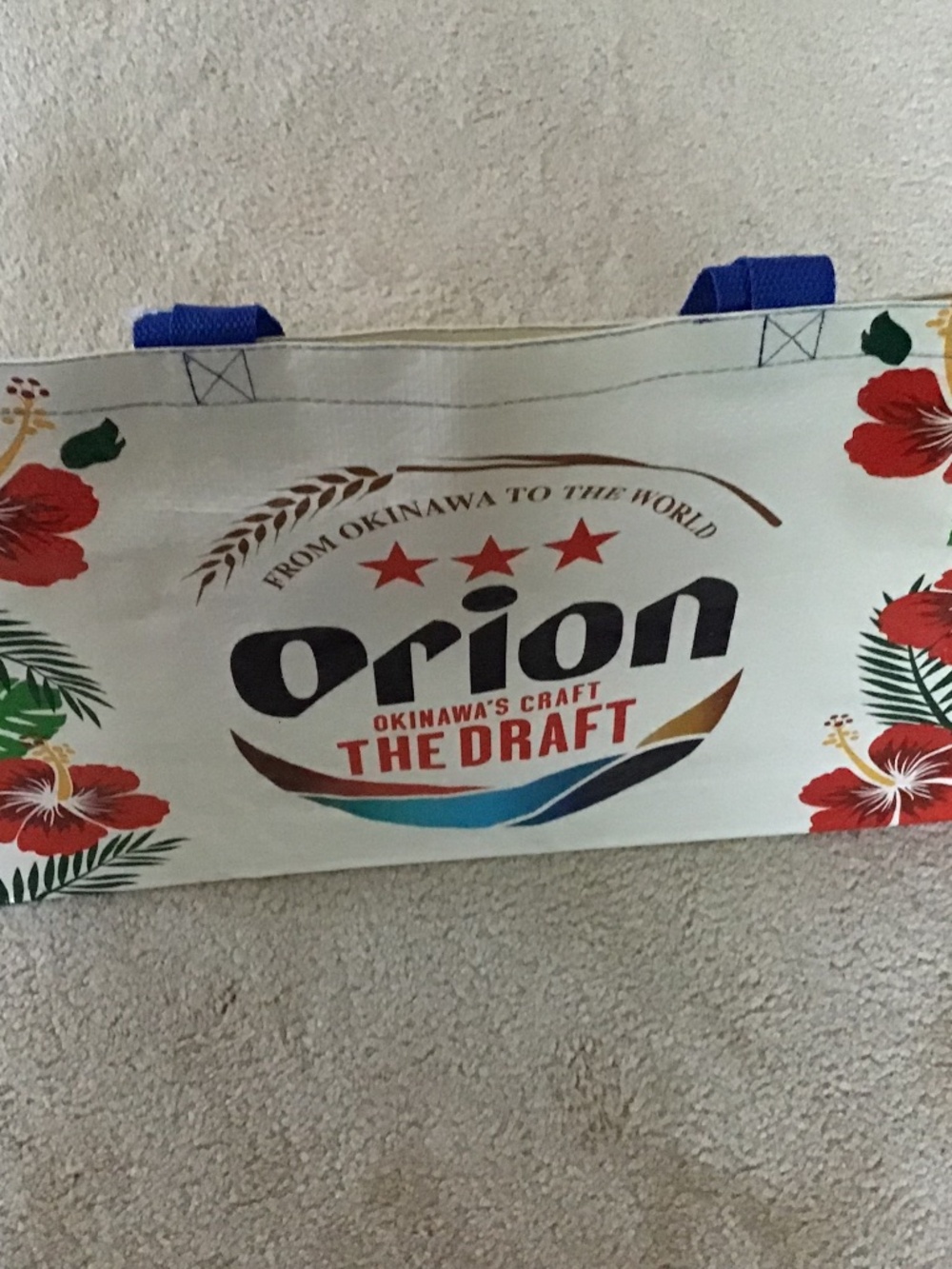 Okinawa ORION CRAFT THE DRAFT Shopping Bag NWT